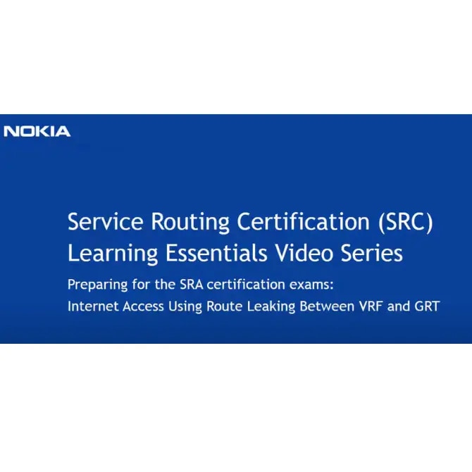 Internet Access Using Route Leaking Between VRF and GRT