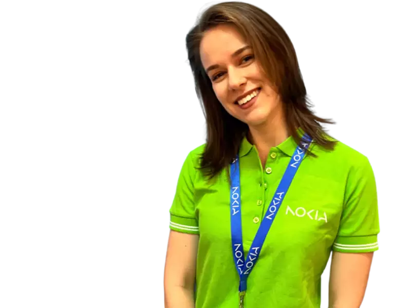 person smiling