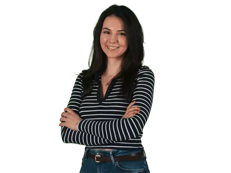 Woman smiling
