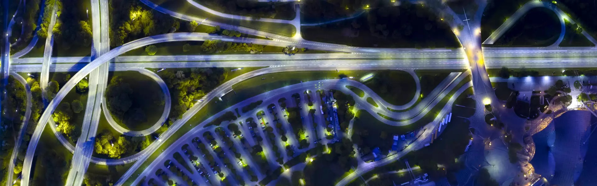 Aerial View of a bridge