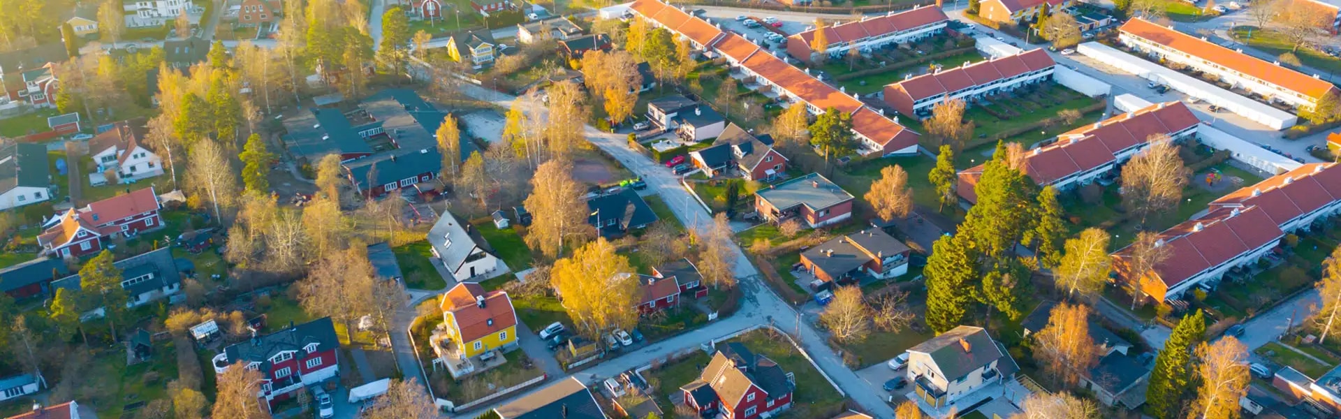 Flying over villa