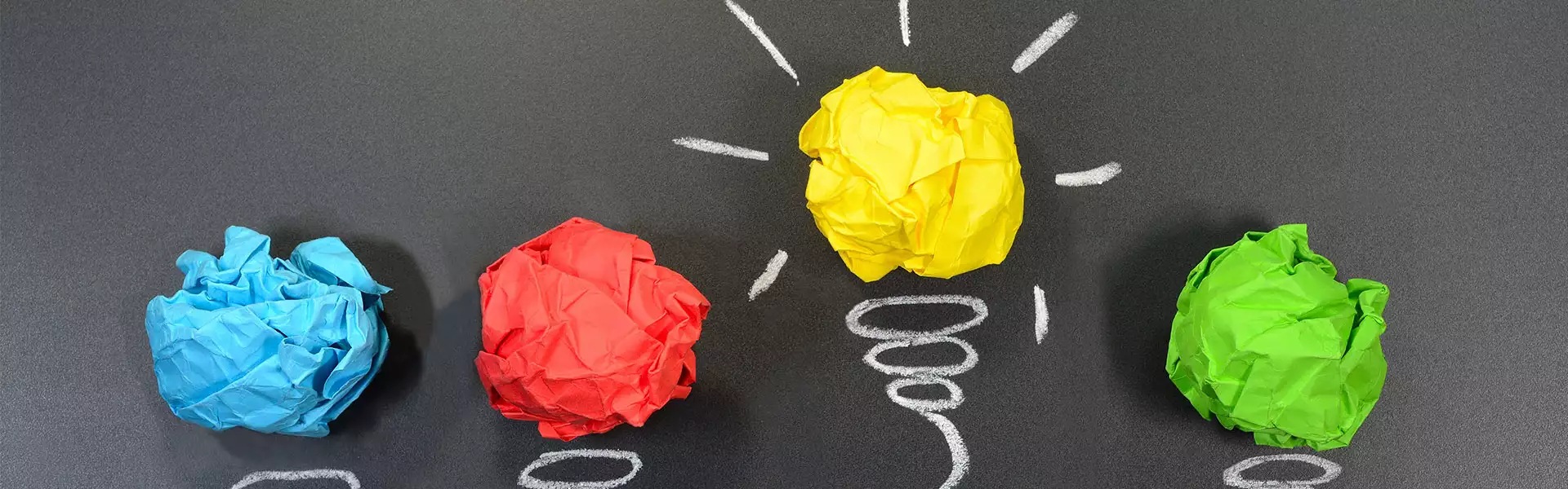 Patent wall innovation - coloured paper balls