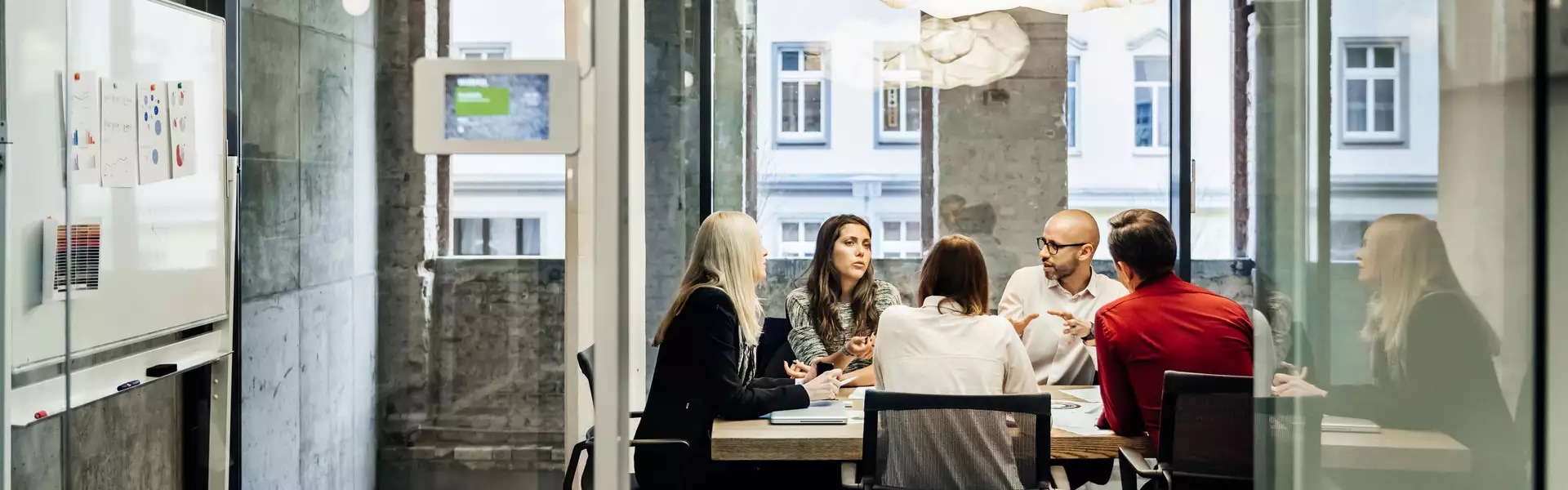 People in a meeting