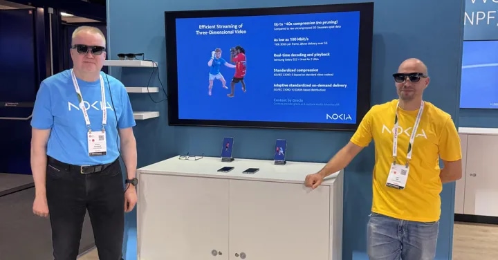 Nokia showcased pioneering DASH-based volumetric video streaming at IBC 2026