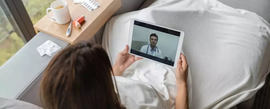 on tablet