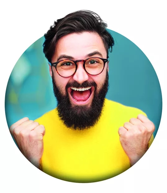 smiling man