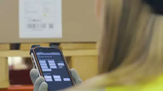 Nokia Industrial handheld for barcode scanning