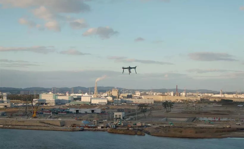 5G, a drone and computer vision