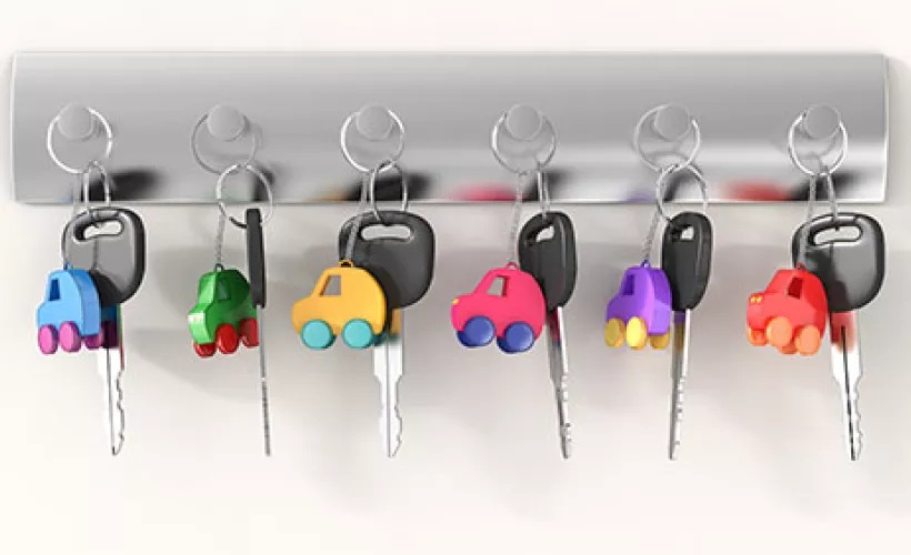 Car key rings
