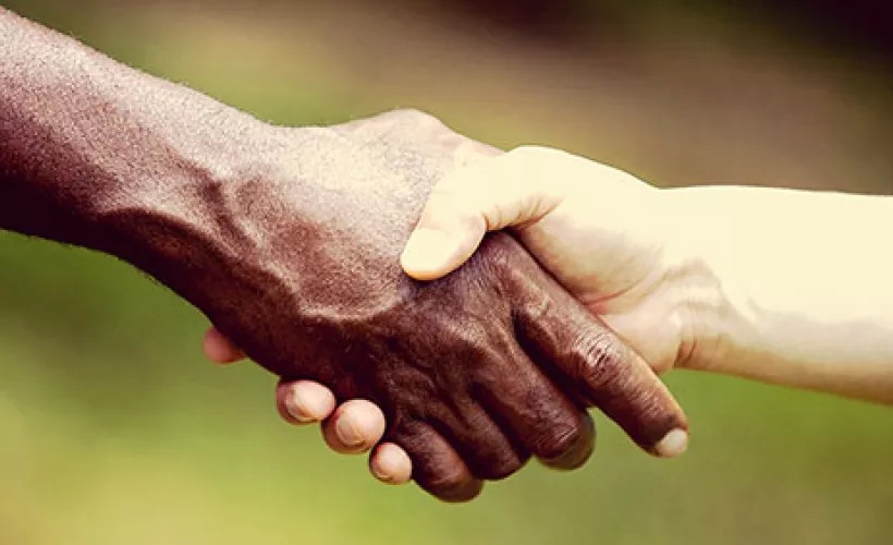 People shaking hands