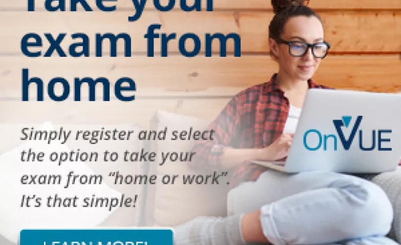 Take your exam online