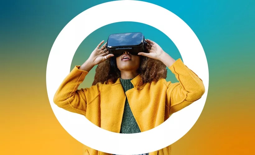 girl with VR headset