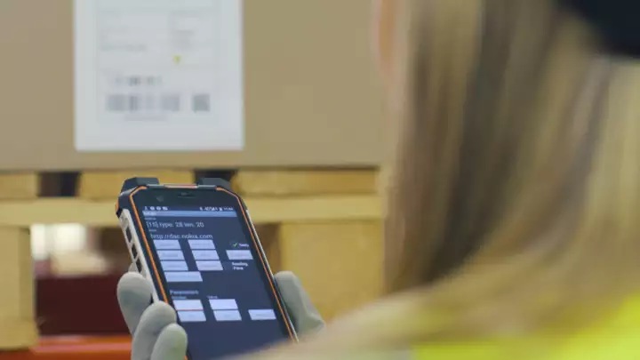 Nokia Industrial handheld for barcode scanning