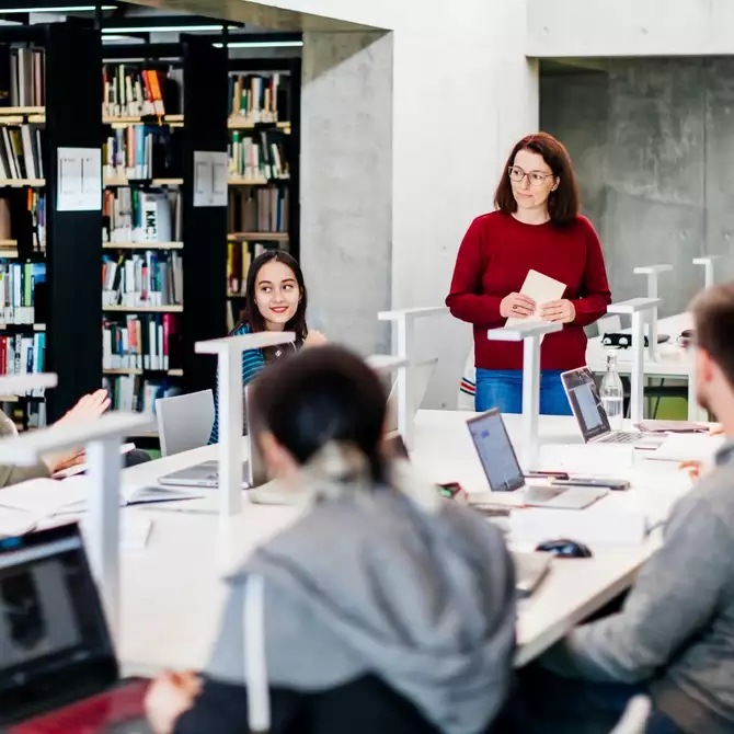 students in a class