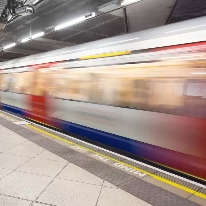 train in a station