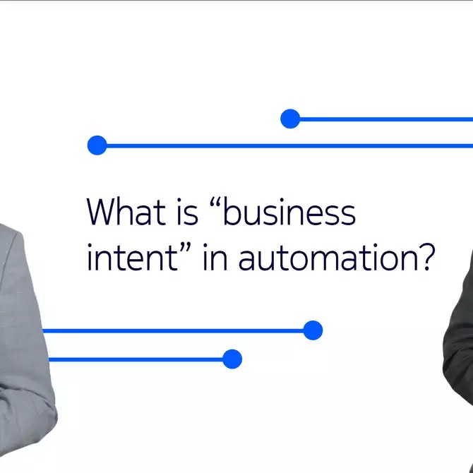 what is business intent in automation