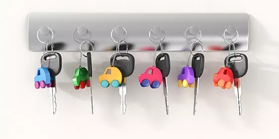 Car key rings