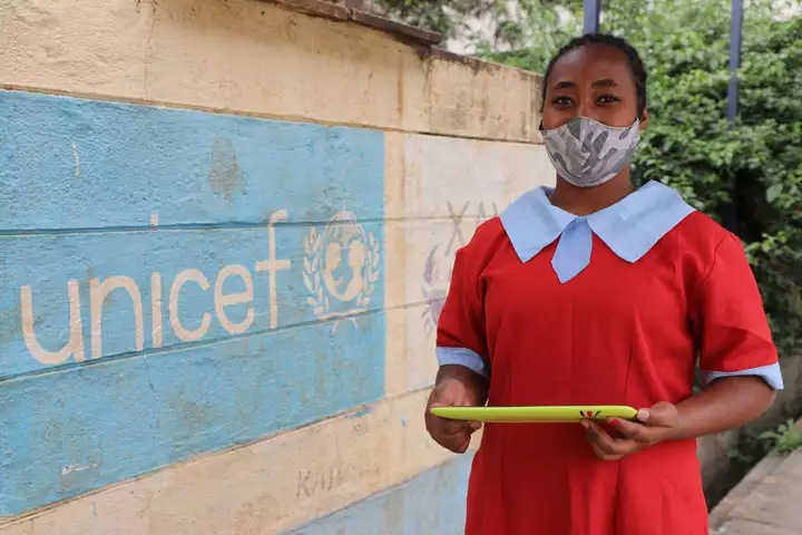 Mariam Shaku at Valley Bridge primary school in Mathare