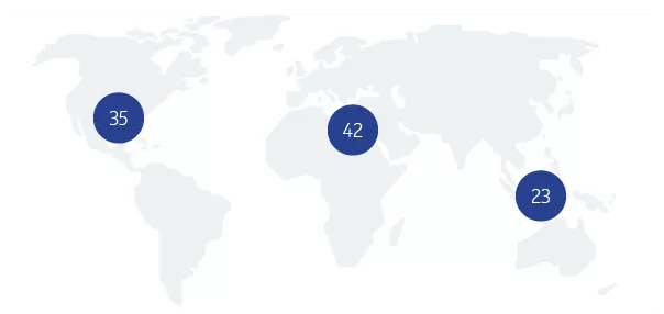 respondents location map