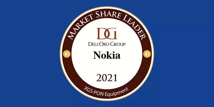 Dell’Oro Group Market Share Leader Badge