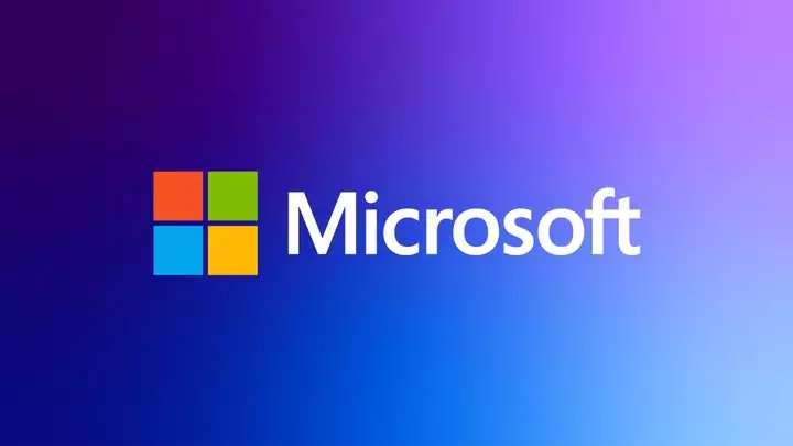 Microsoft logo blue