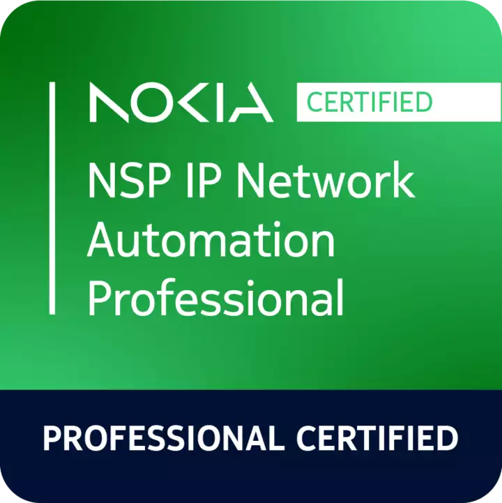 NSP Network Automation Professional Certification Badge