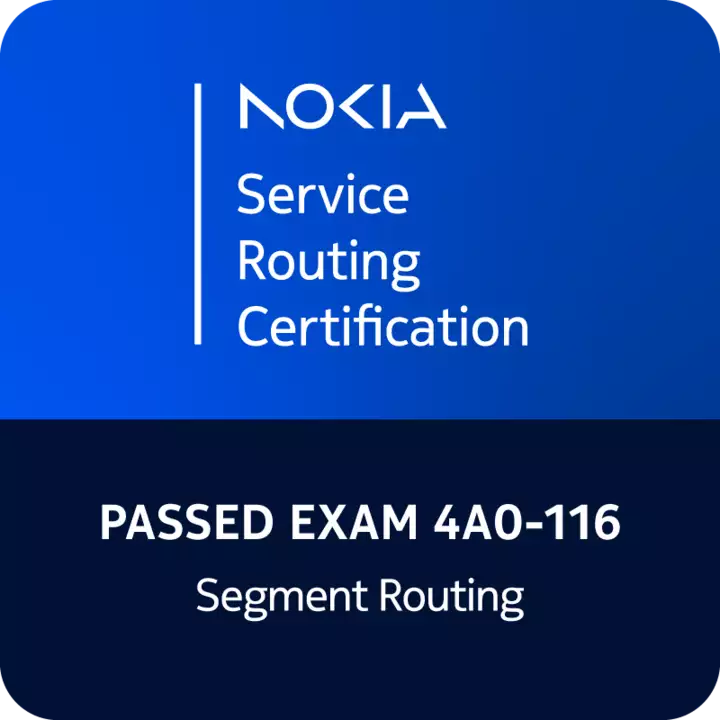 4A0-116 Exam badge