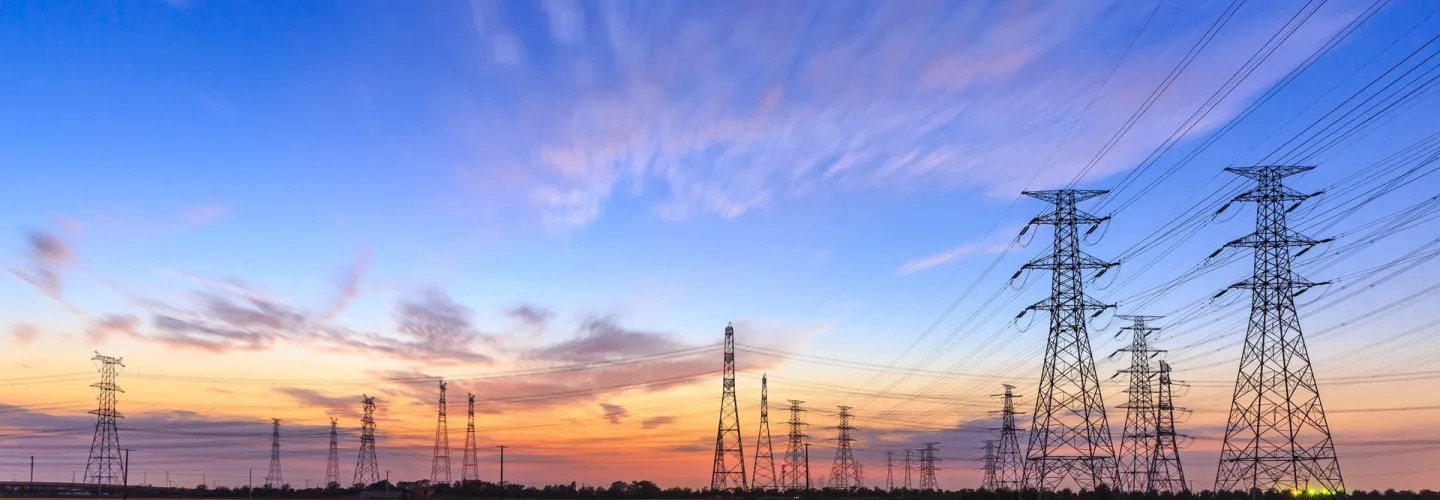electricity towers