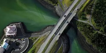 highway over a bridge