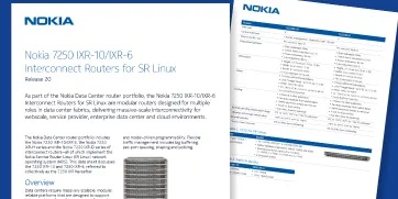 7250 interconnect router for data center switching fabrics nokia