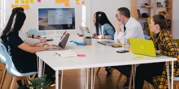 people in a meeting