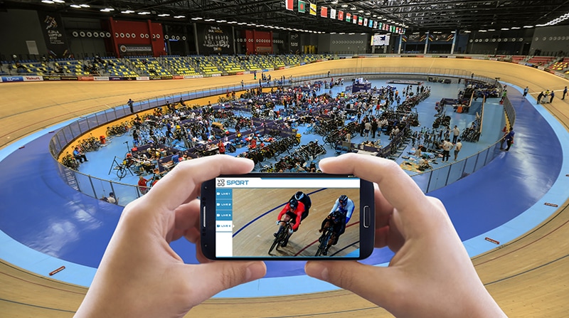 5G Multi-angle broadcasting Graphic