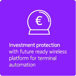 Investment protection with future ready wireless platform for terminal automation