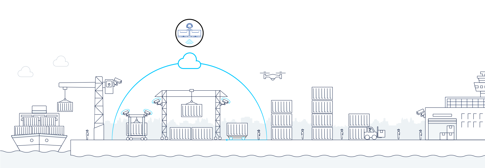 Shipyard illustration